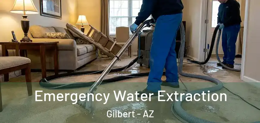 Emergency Water Extraction Gilbert - AZ